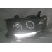 Mitsubishi Pajero 09-15 Black Projector Headlamp w Ring & Bar